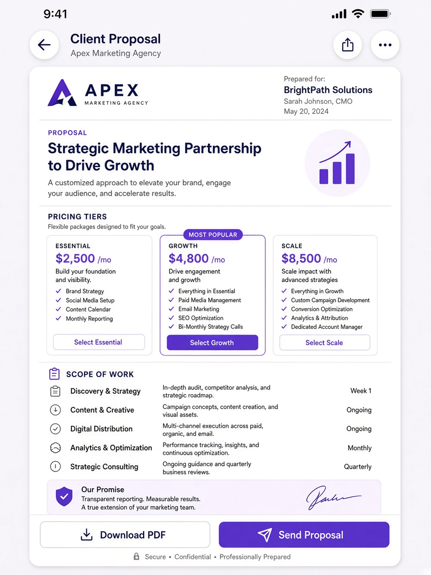 Research competitors for a pitch