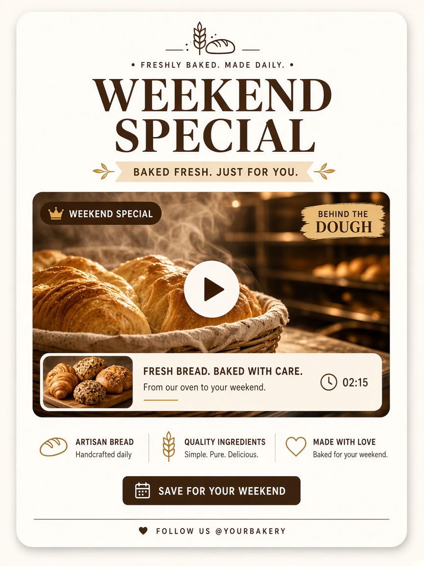Promo for the weekend special