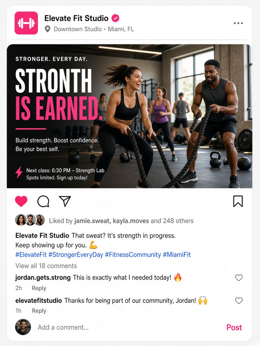 Plan a week of Instagram posts