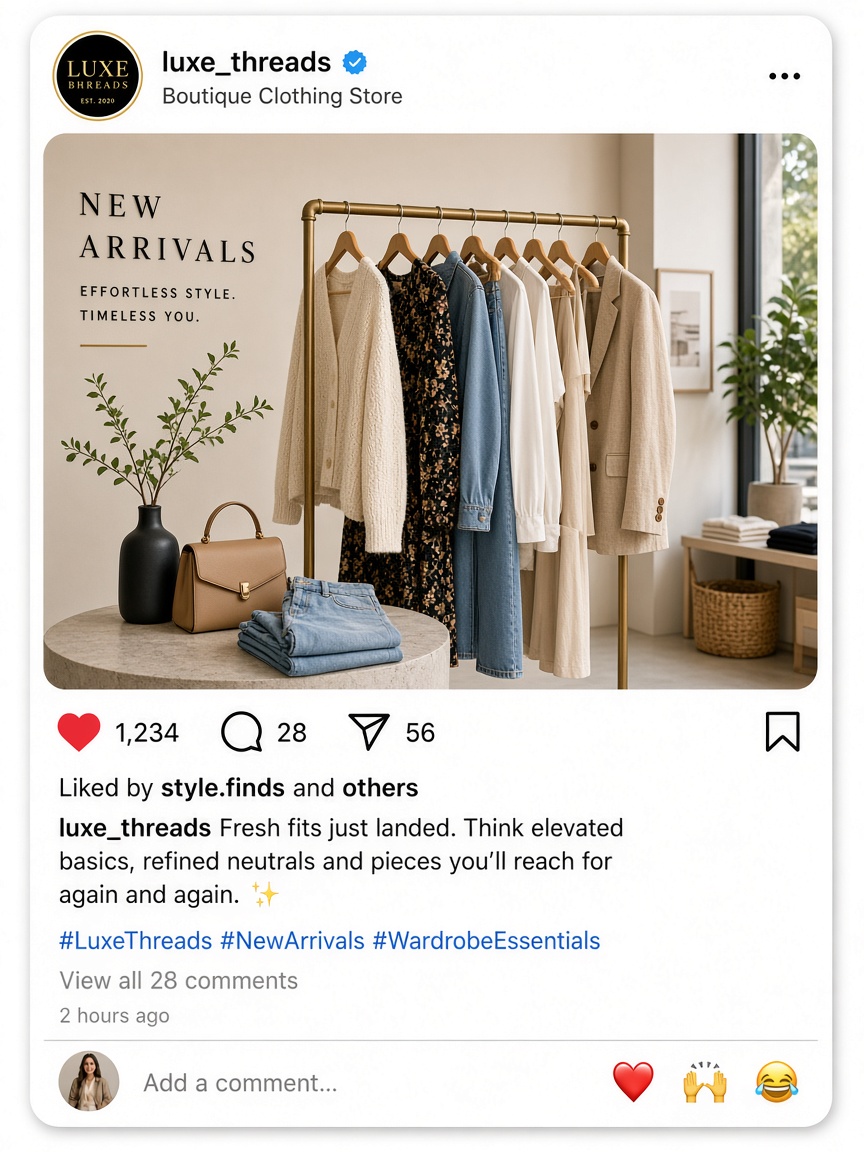Plan a week of Instagram posts